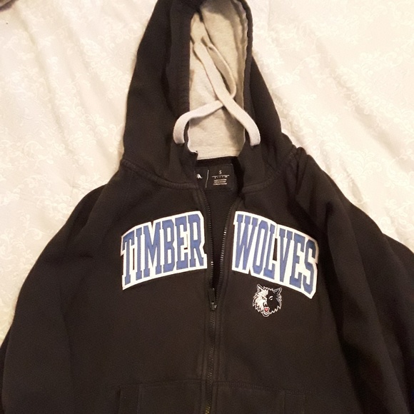 MN Timberwolves Zipper Hoodie size small - Picture 2 of 6